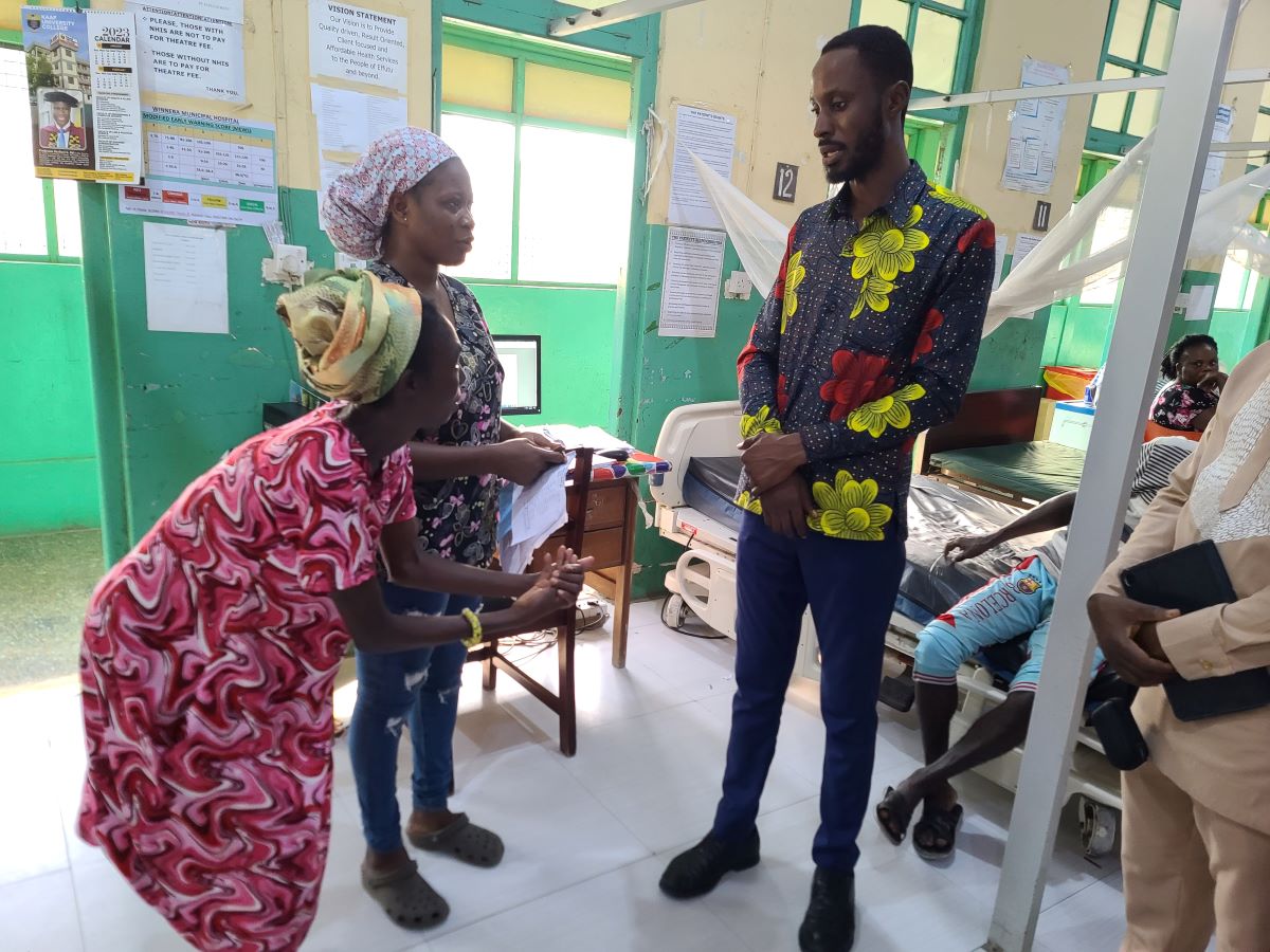 Total users line chart